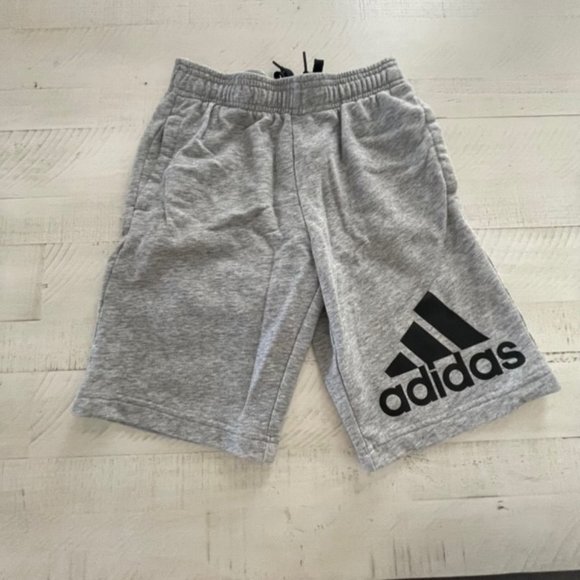 Adidas Gray Youth Shorts Size Medium (11/12) - Picture 2 of 5